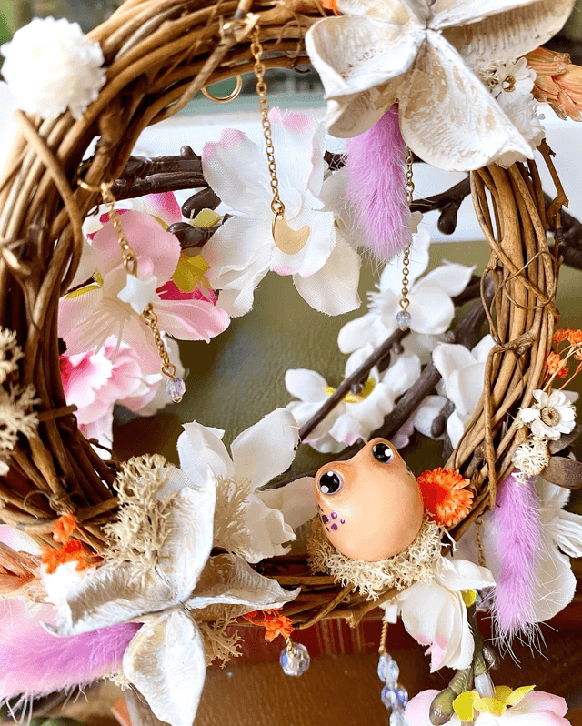 Couronne décorative "Lydia la Rêveuse"