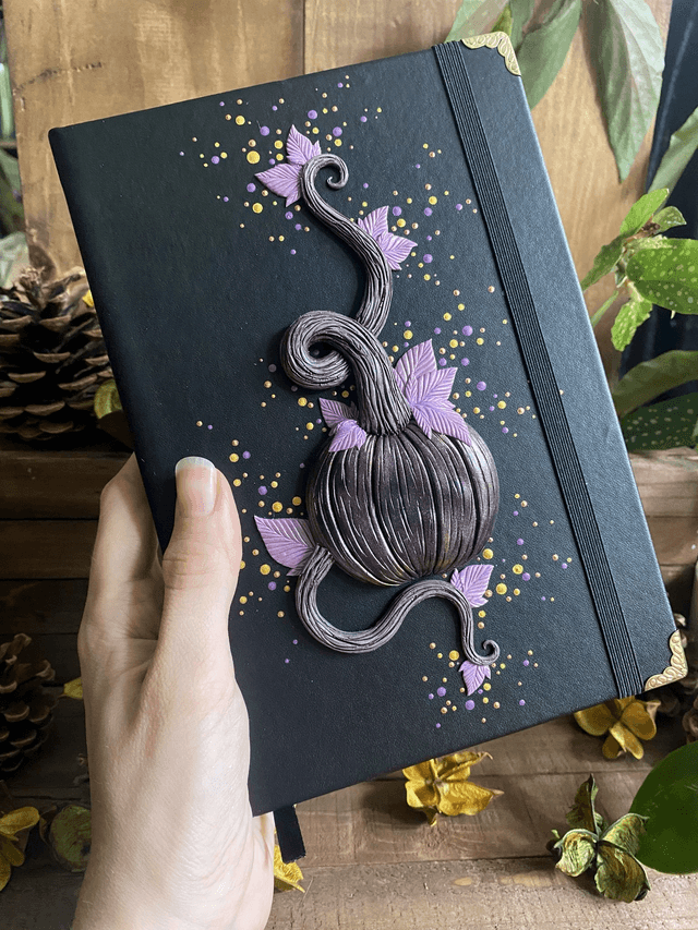 Grimoire A5 Citrouille mystérieuse