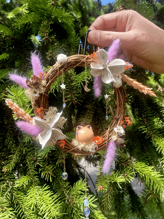 Couronne décorative "Lydia la Rêveuse"