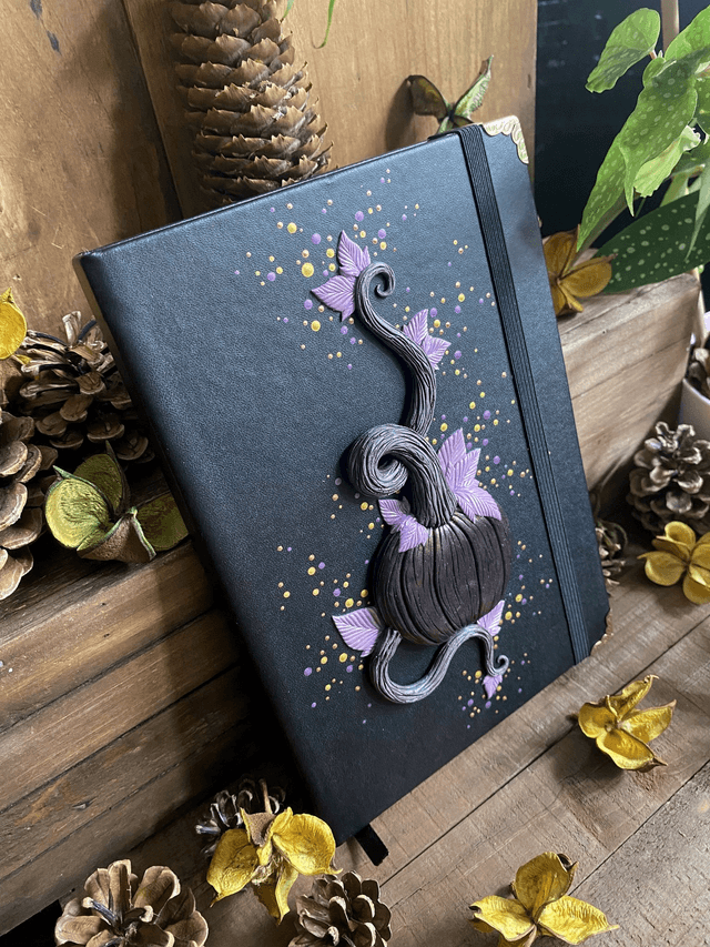 Grimoire A5 Citrouille mystérieuse