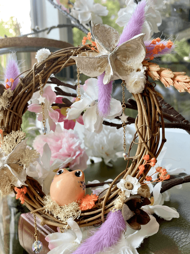 Couronne décorative "Lydia la Rêveuse"