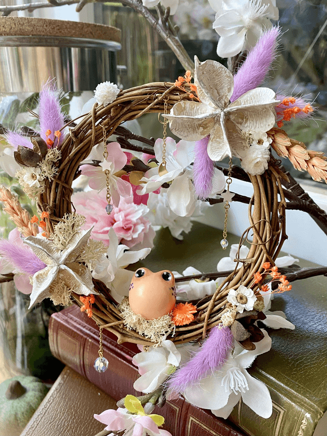 Couronne décorative "Lydia la Rêveuse"