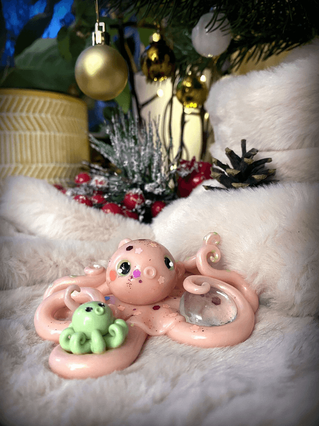 Petit poulpy rose